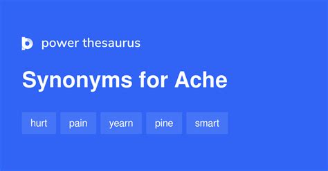 ached synonym|ached meaning.